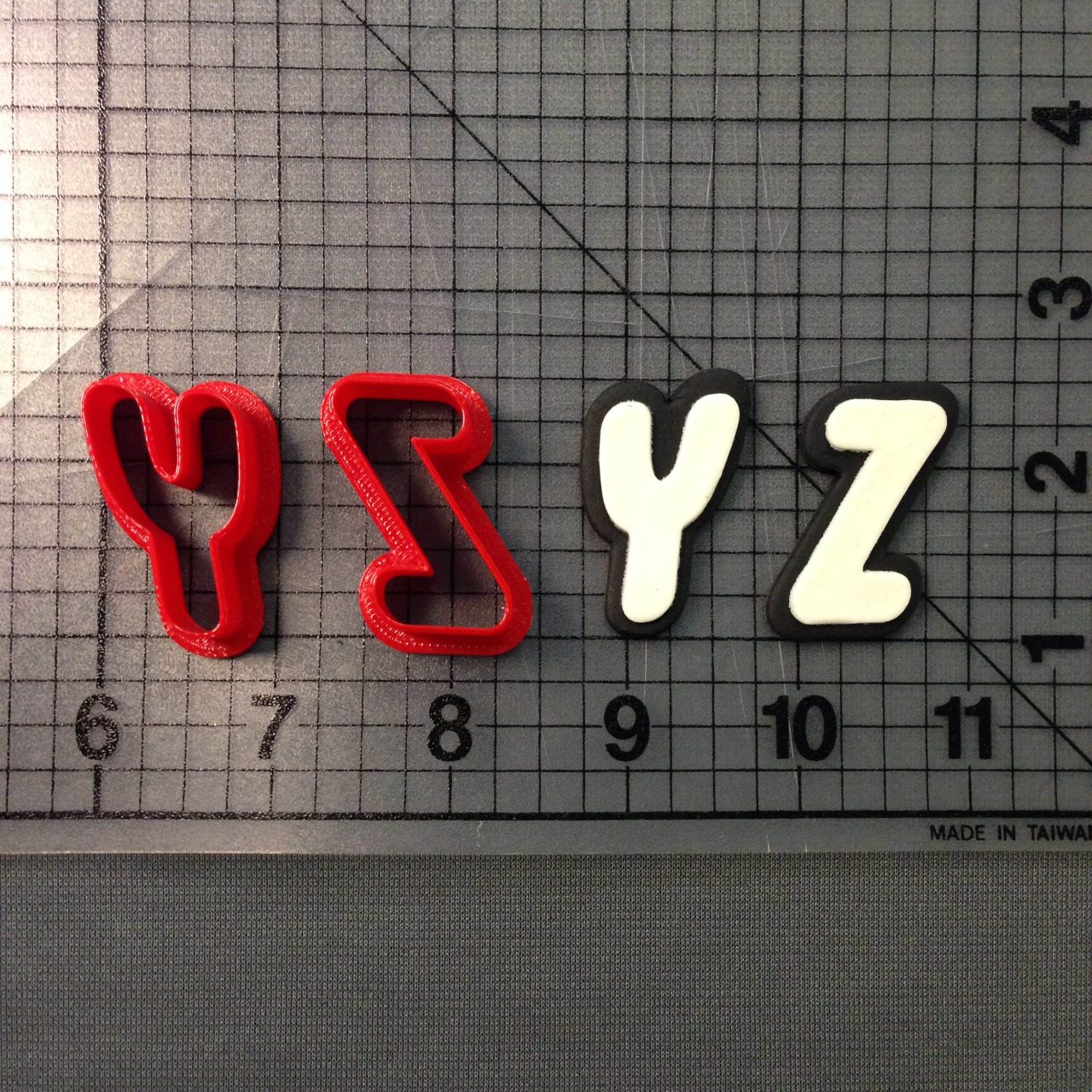 Lego Font Cookie Cutter Set (3)