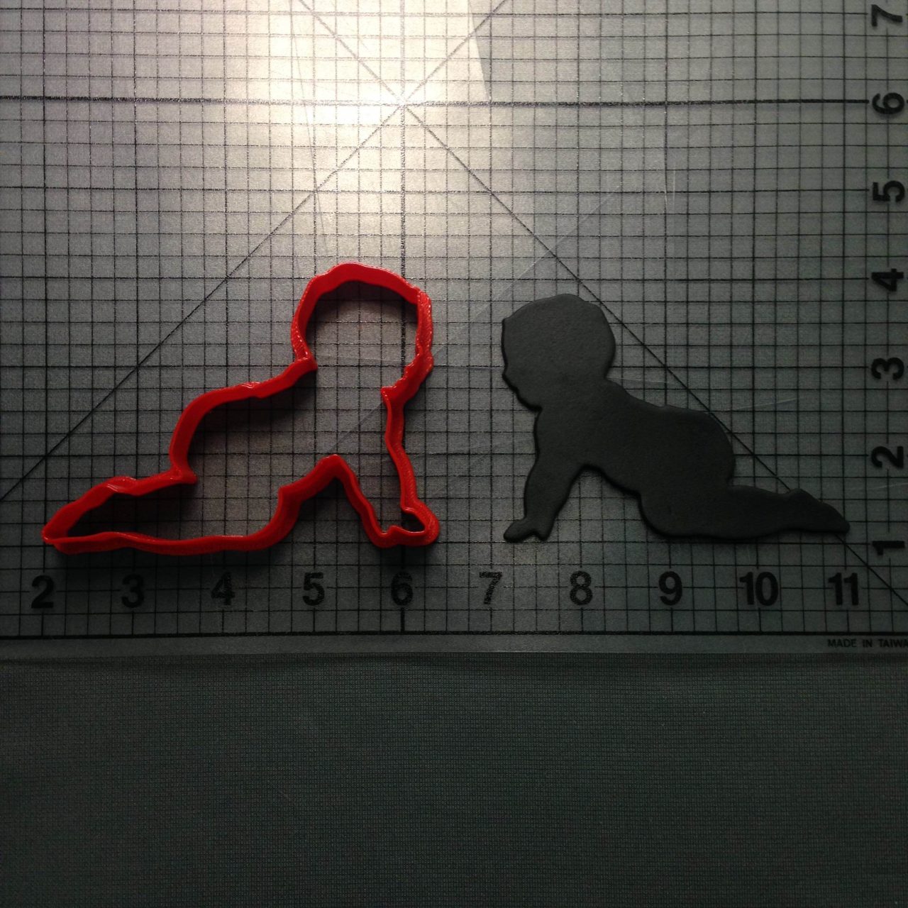 Crawling Baby 102 Cookie Cutter
