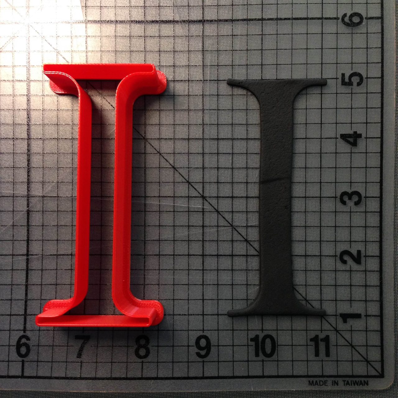 Greek Letter Iota Cookie Cutter
