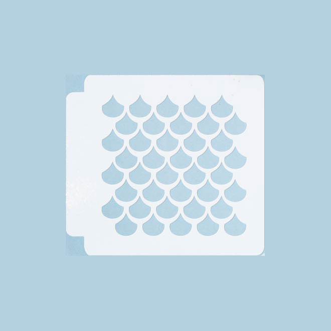 Fish Scale 783-057 Stencil (4 inch)