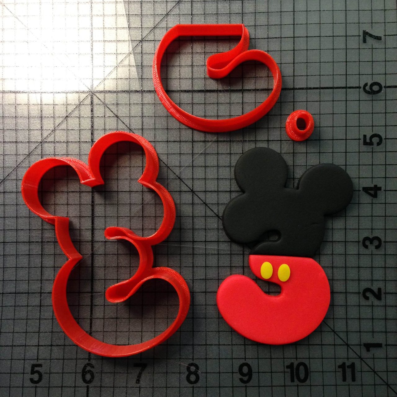 Mickey Number Three Cookie Cutter Set