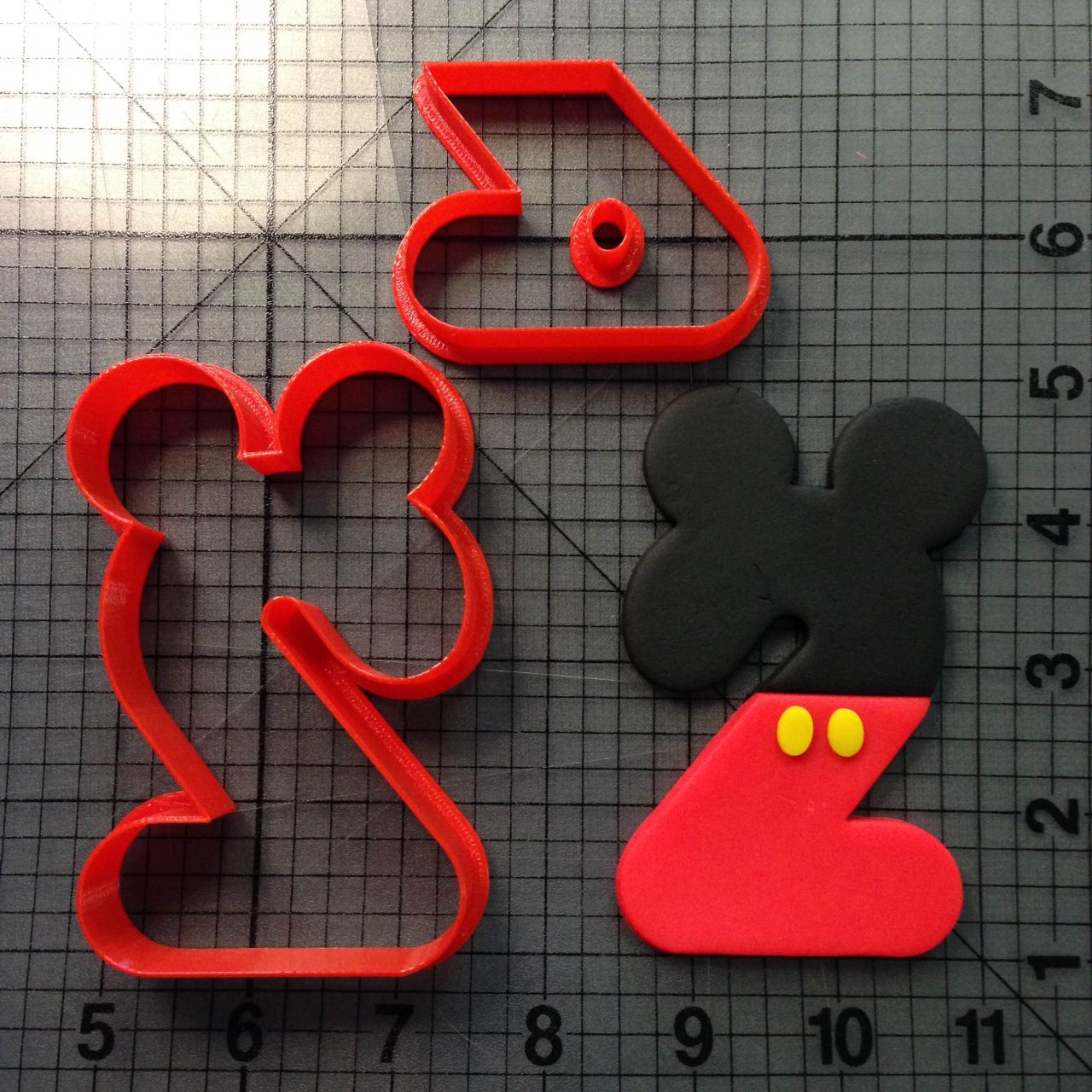 Mickey Number Two Cookie Cutter Set