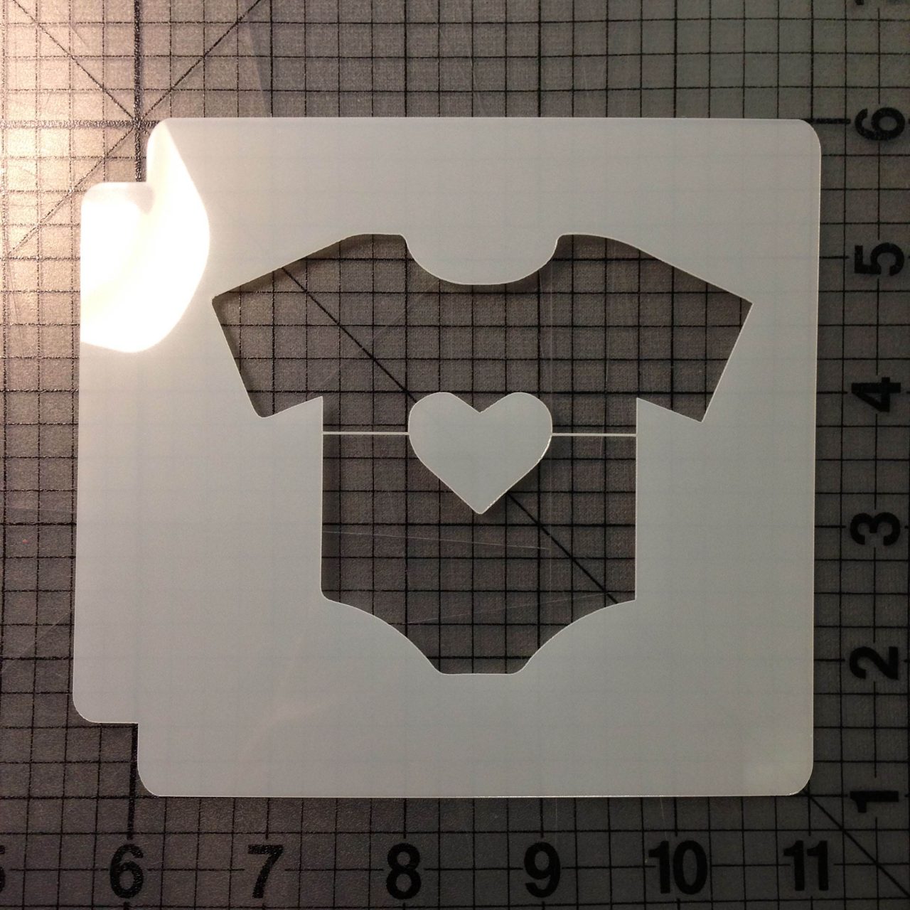 Baby Bodysuit 101 Stencil
