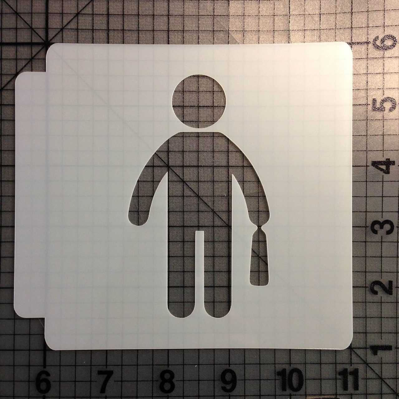 Business Man Stencil 100