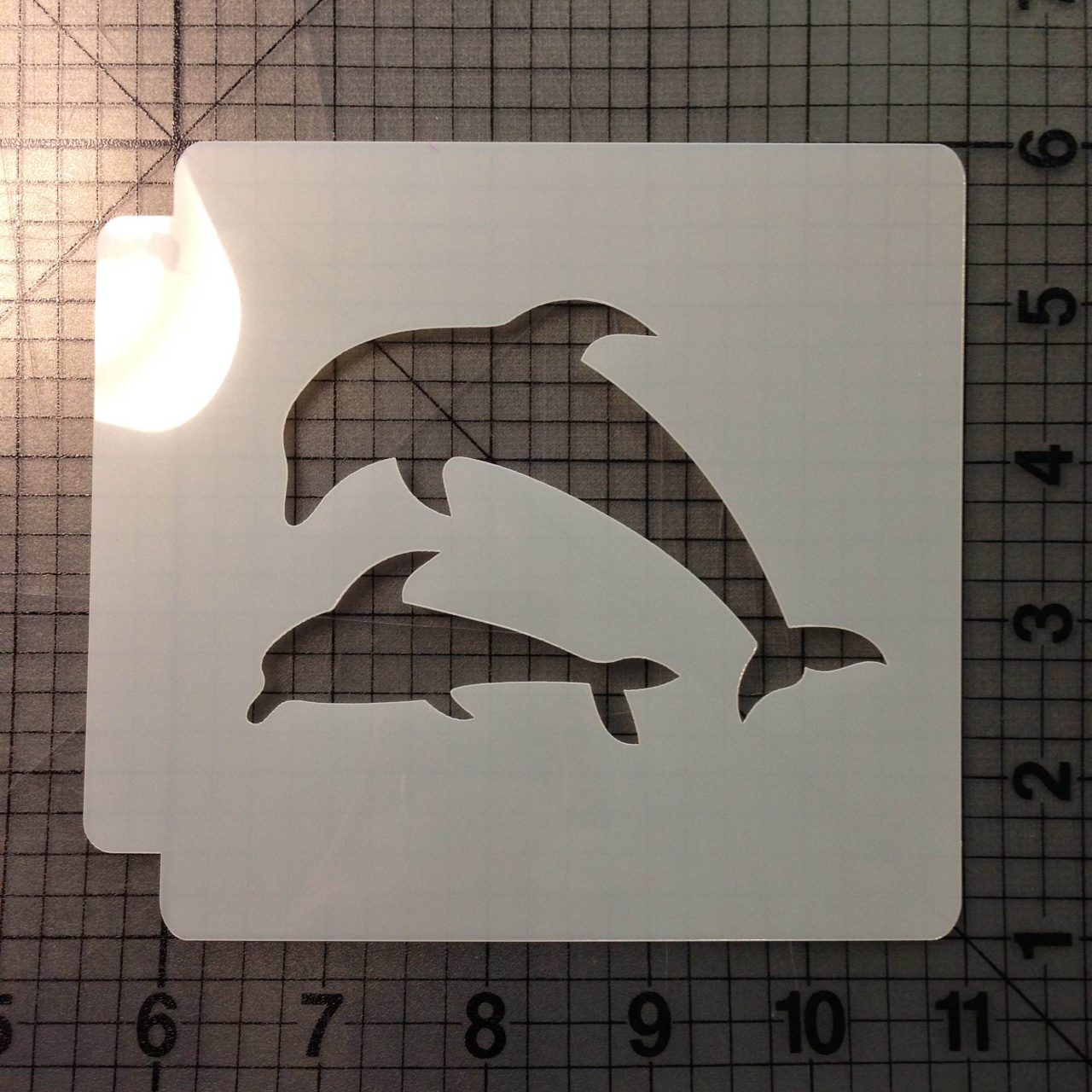 Dolphins Stencil 100