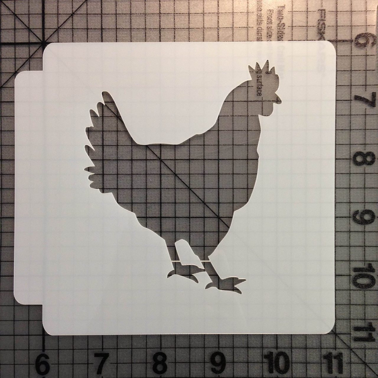 Hen Stencil 100