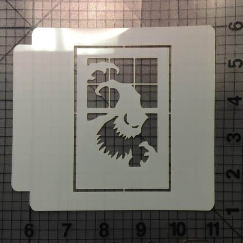 Halloween Boogie Man Stencil 100