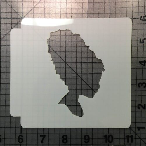 Halloween Bride of Frankenstein Stencil 100