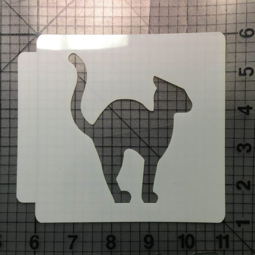 Halloween Cat Stencil 100