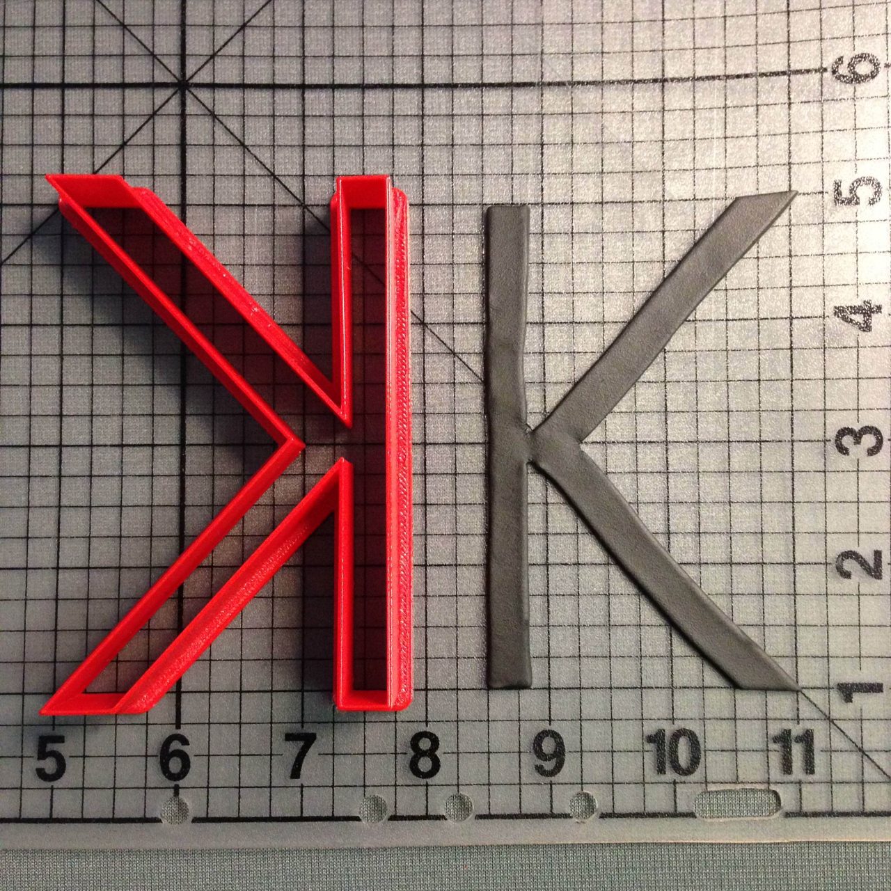 Letter K Cookie Cutter