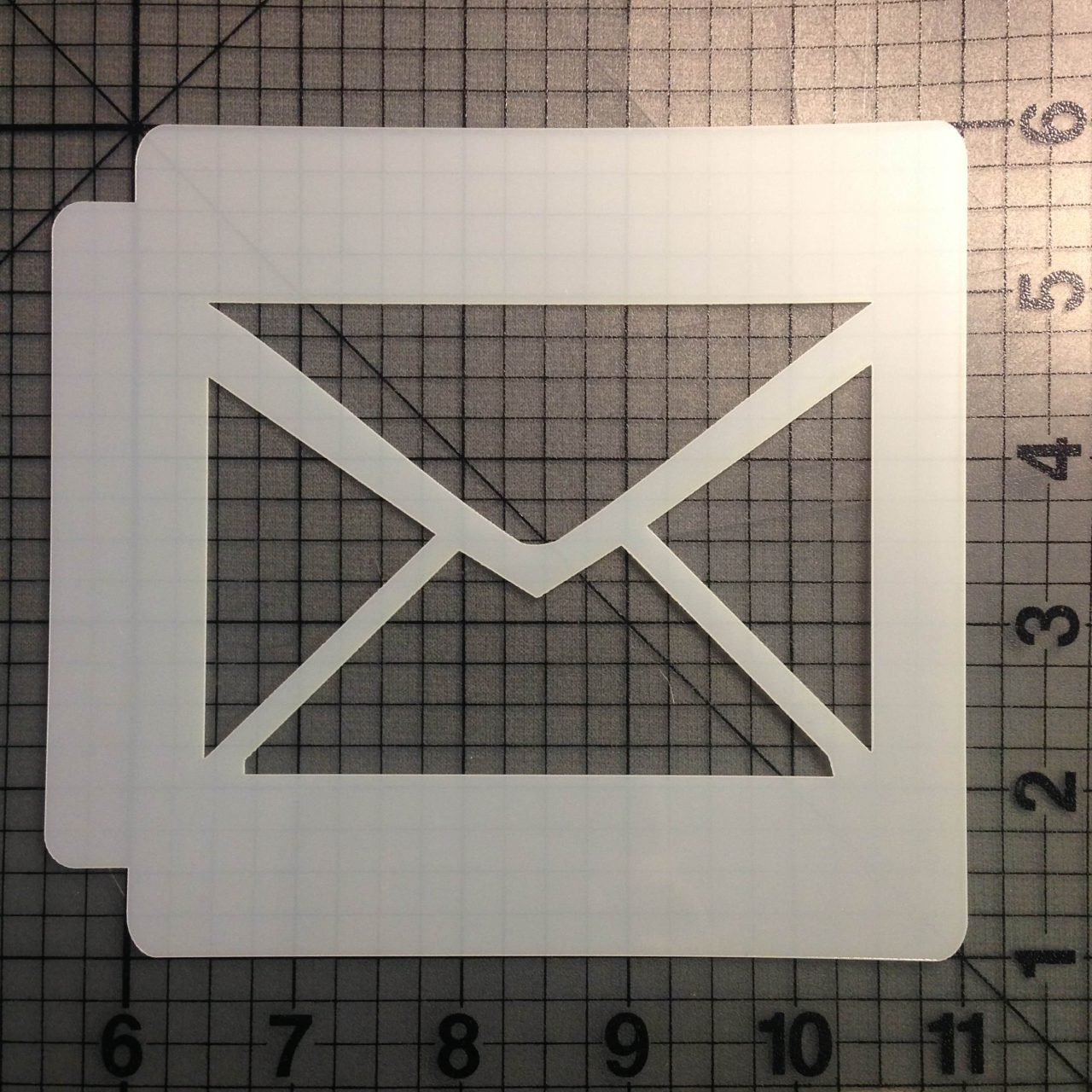 Mail Icon Stencil 100