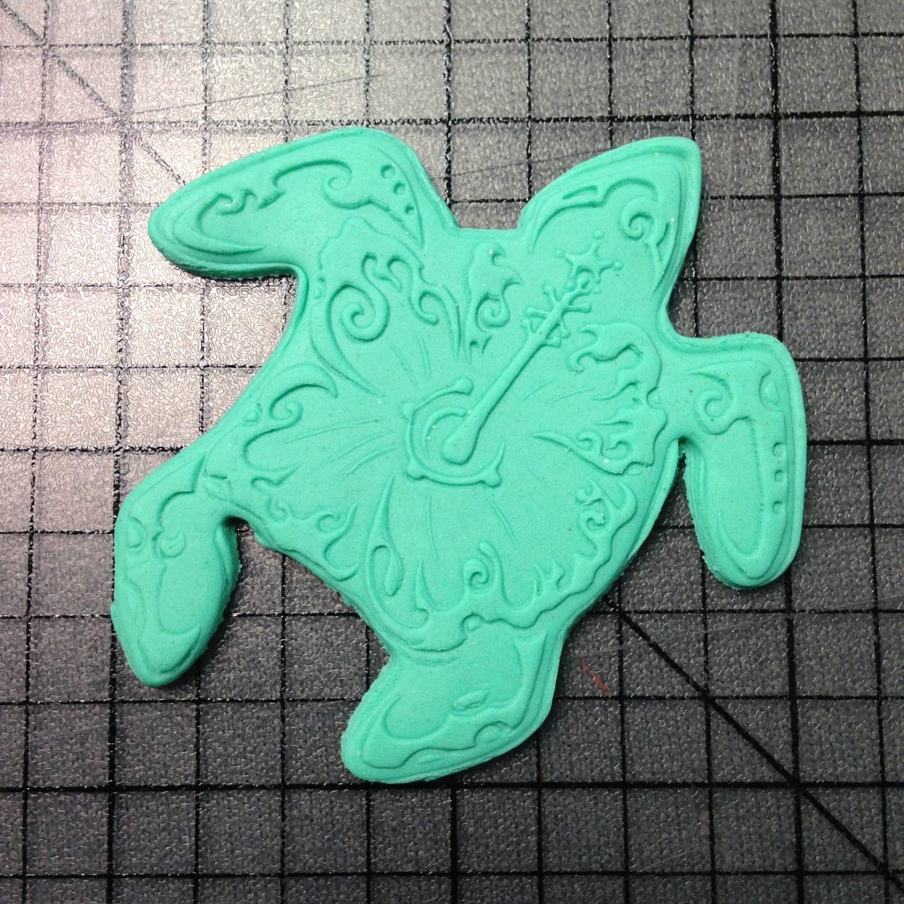 Hawaiian Turtle 101 Cookie Cutter and Stamp (1)