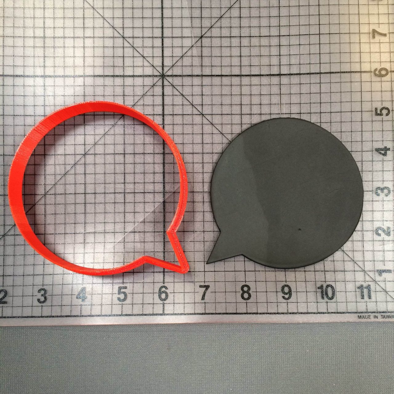 Message Bubble 100 Cookie Cutter
