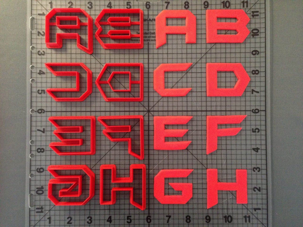 Batman Forever Font Uppercase Cookie Cutters
