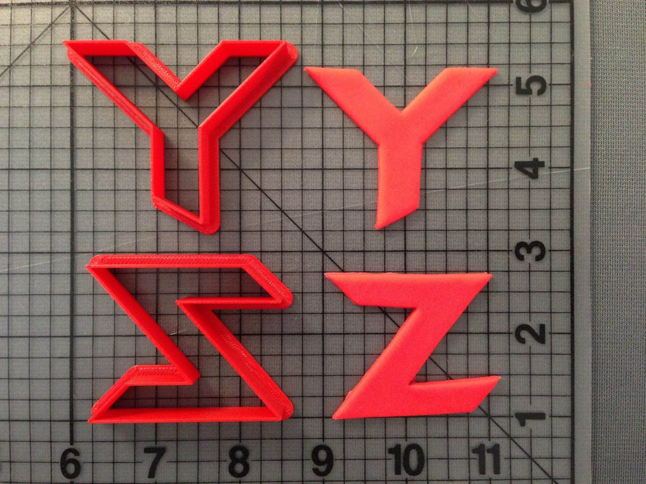 Batman Forever Font Uppercase Cookie Cutters (Bat Font 4)
