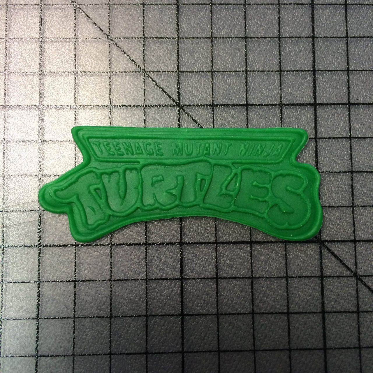 TMNT Logo 100 Cookie Cutter and Stamp (1)