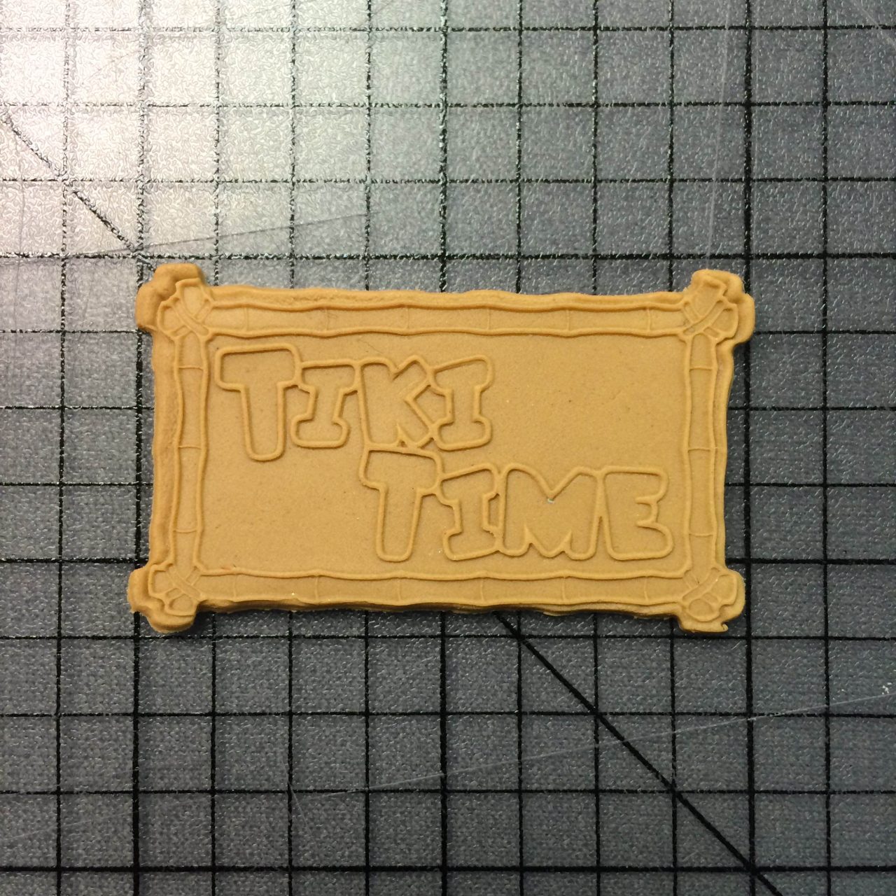 Tiki Time Cookie Cutter and Stamp (1)