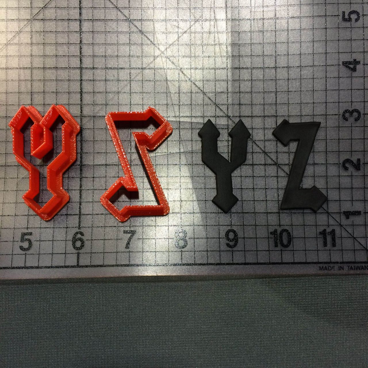 Gothic Font Uppercase Cookie Cutters (3)