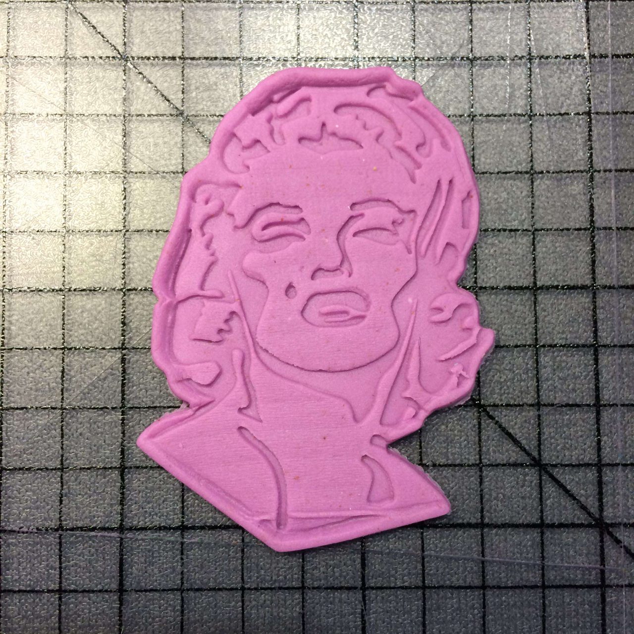 Marilyn Monroe 100 Cookie Cutter and Stamp (1)