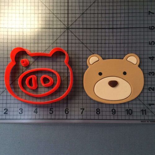 Bear Face 101 Cookie Cutter Set