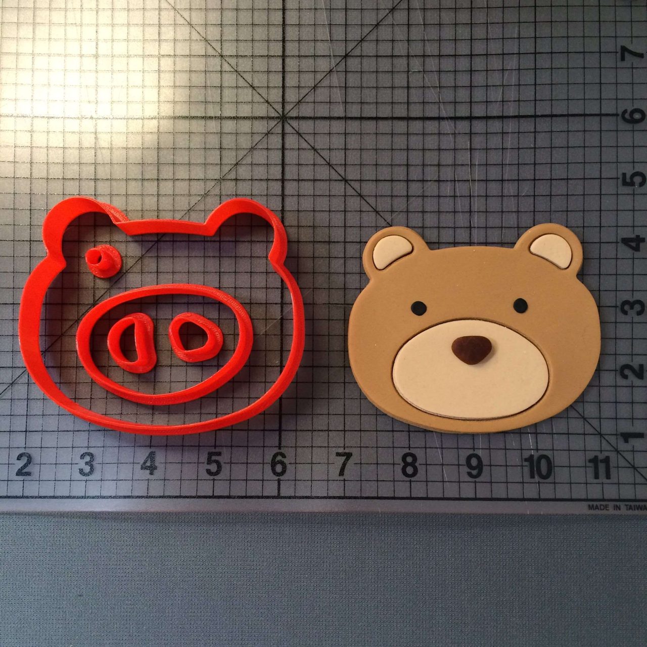 Bear Face 101 Cookie Cutter Set