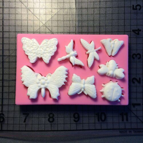 Butterfly and Insect 580 Silicone Mold (2)