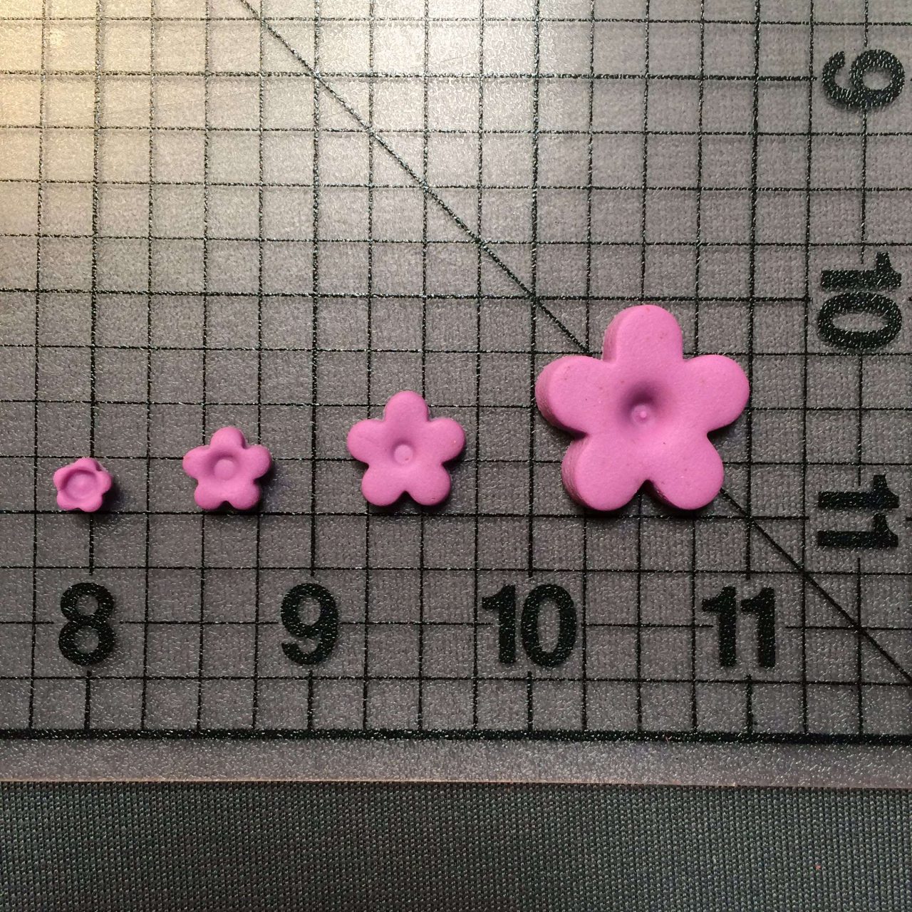 Flower Blossom Plunger Cookie Cutter Set (4)