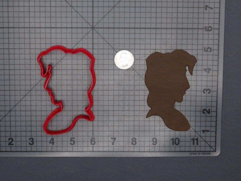 Aladdin Head 266-E618 Cookie Cutter Silhouette