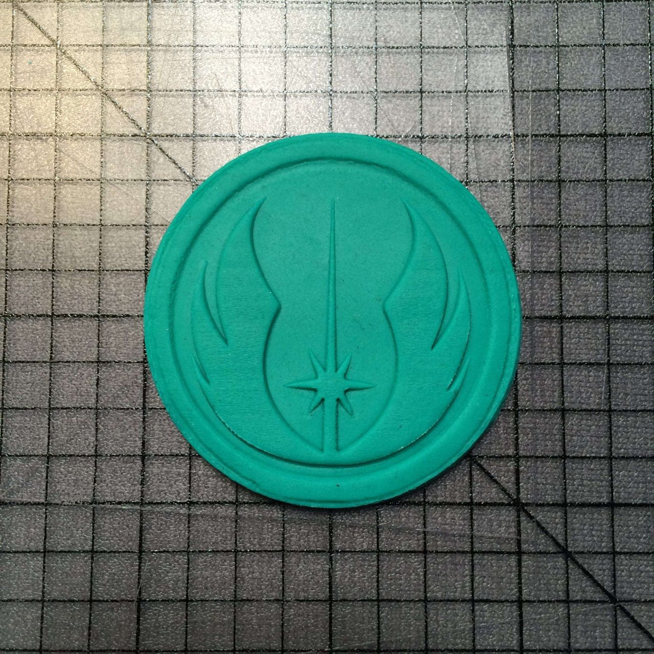 Jedi Order Logo 100 Cookie Cutter and Stamp (embossed 1)