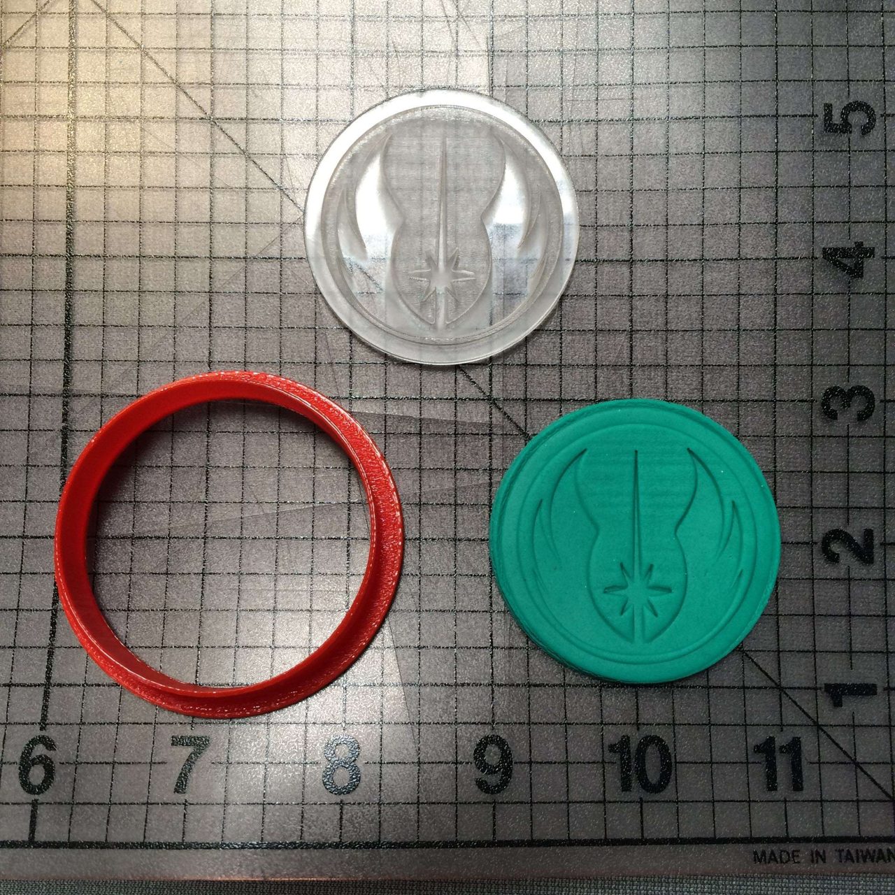 Jedi Order Logo 100 Cookie Cutter and Stamp (imprint 1)