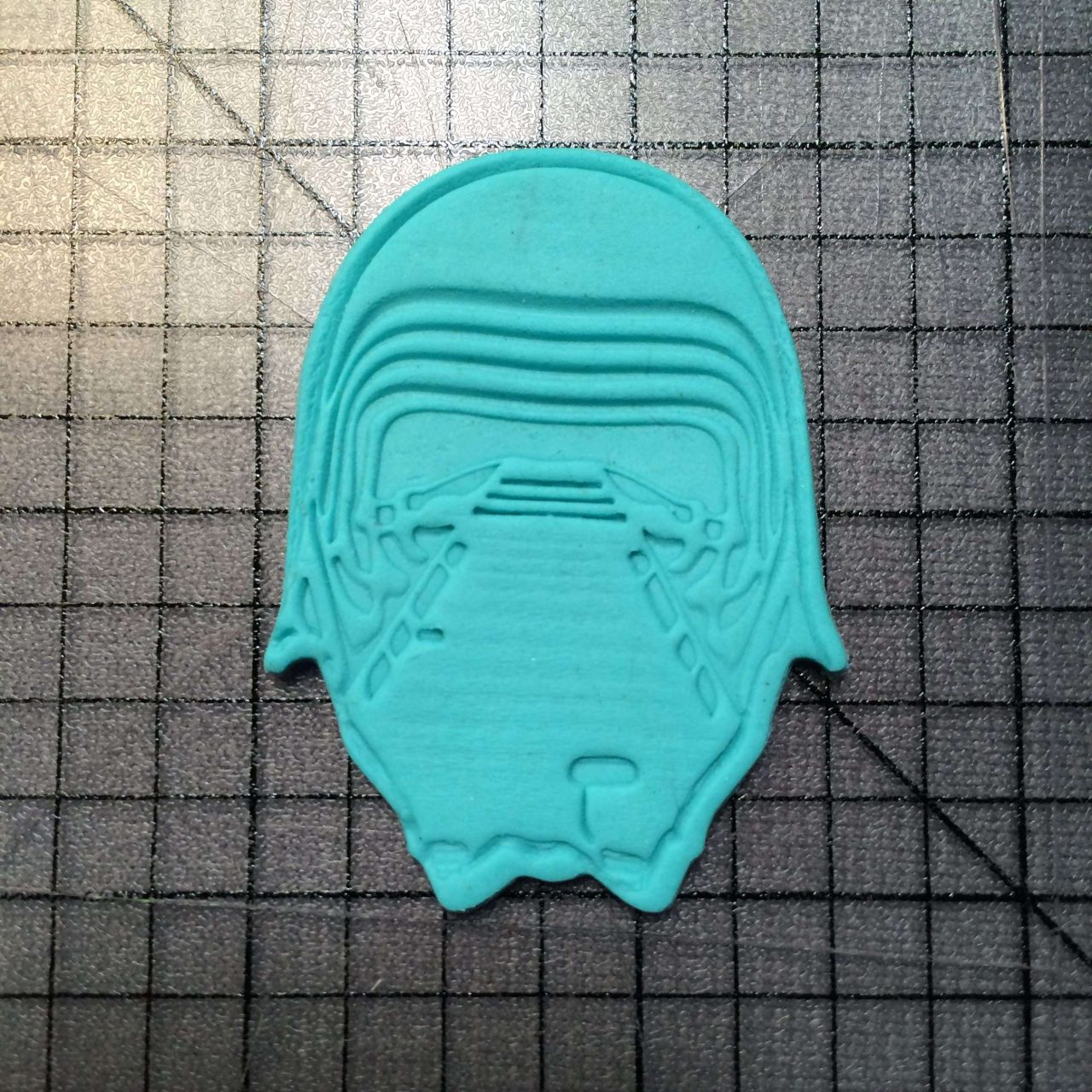 Kylo Ren 100 Cookie Cutter and Stamp (imprint 2)