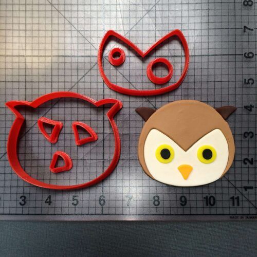 Owl Face 101 Cookie Cutter Set