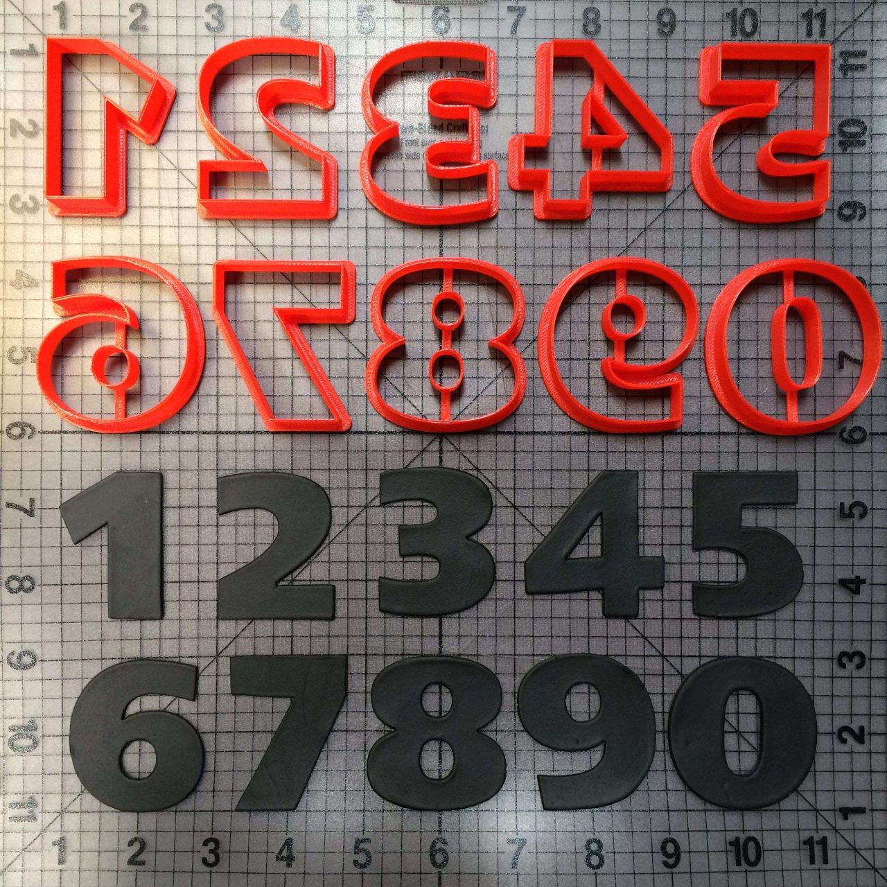 Star Wars Font Number Cookie Cutters