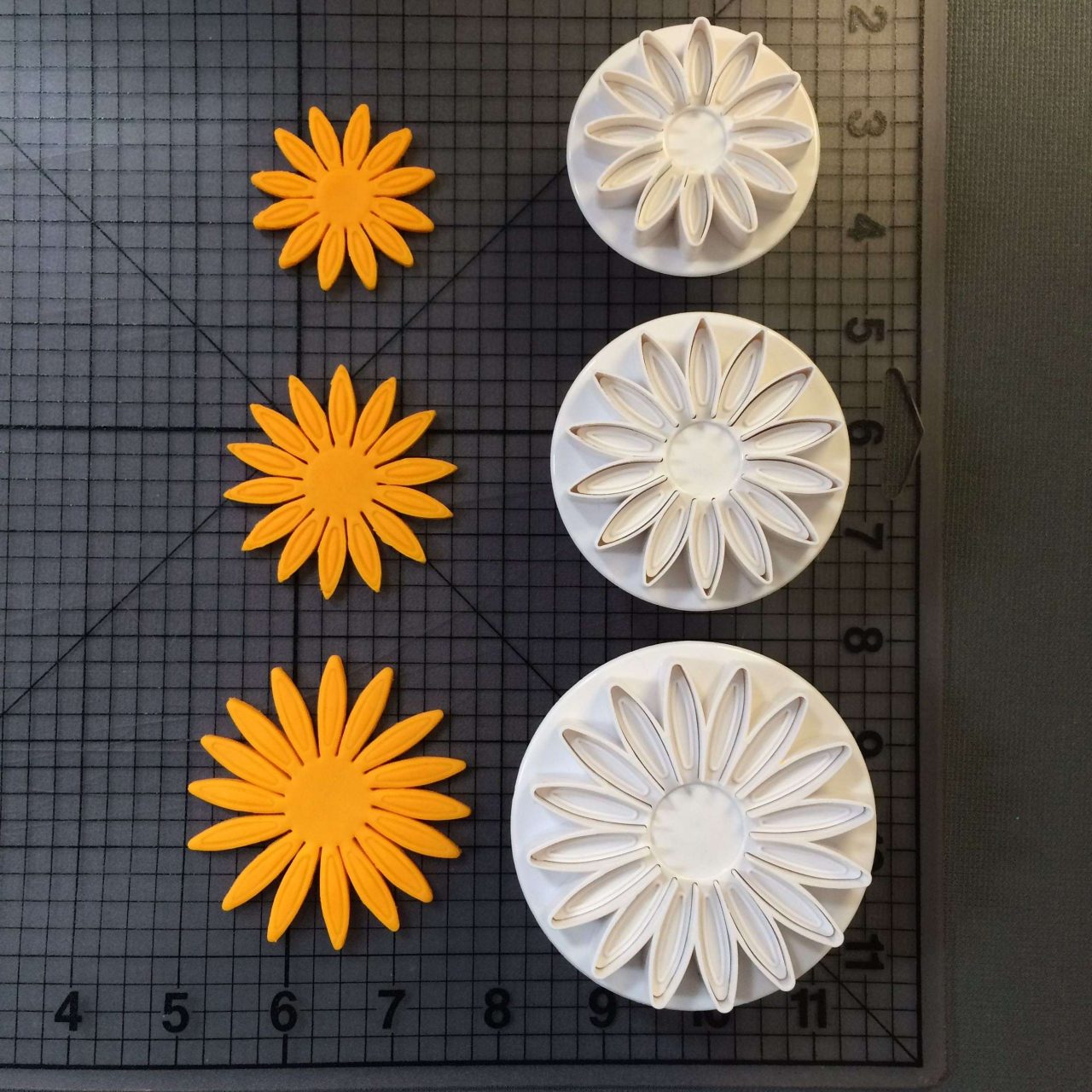 Sunflower Plunger Cookie Cutter Set (1)