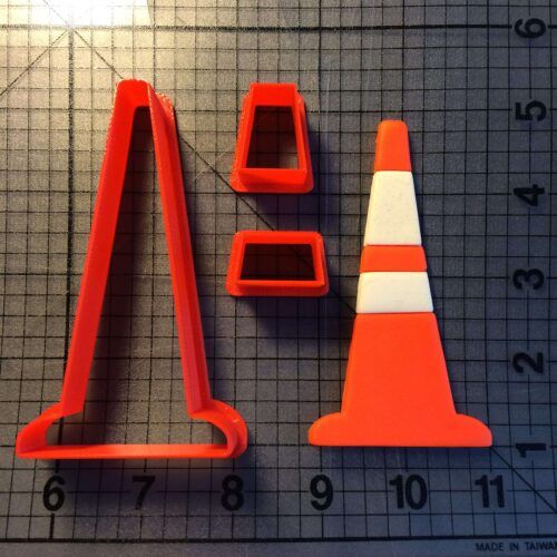Traffic Cone 100 Cookie Cutter Set