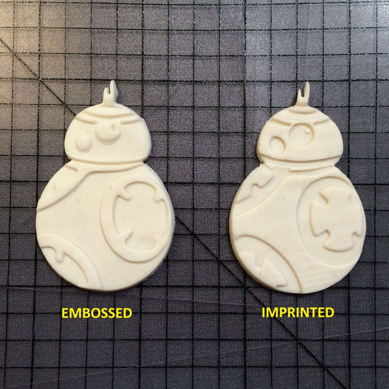 BB-8 Cookie Cutter and Stamp (embossed 1)