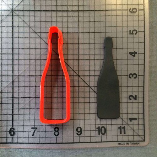 Champagne Bottle 102 Cookie Cutter