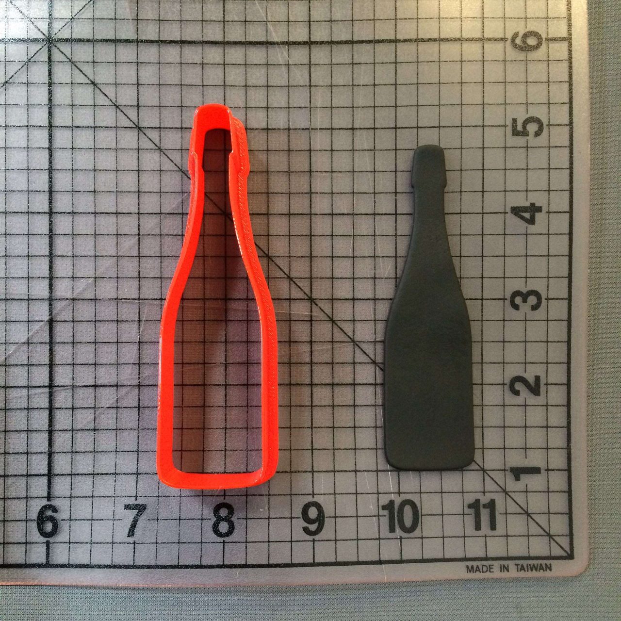 Champagne Bottle 102 Cookie Cutter