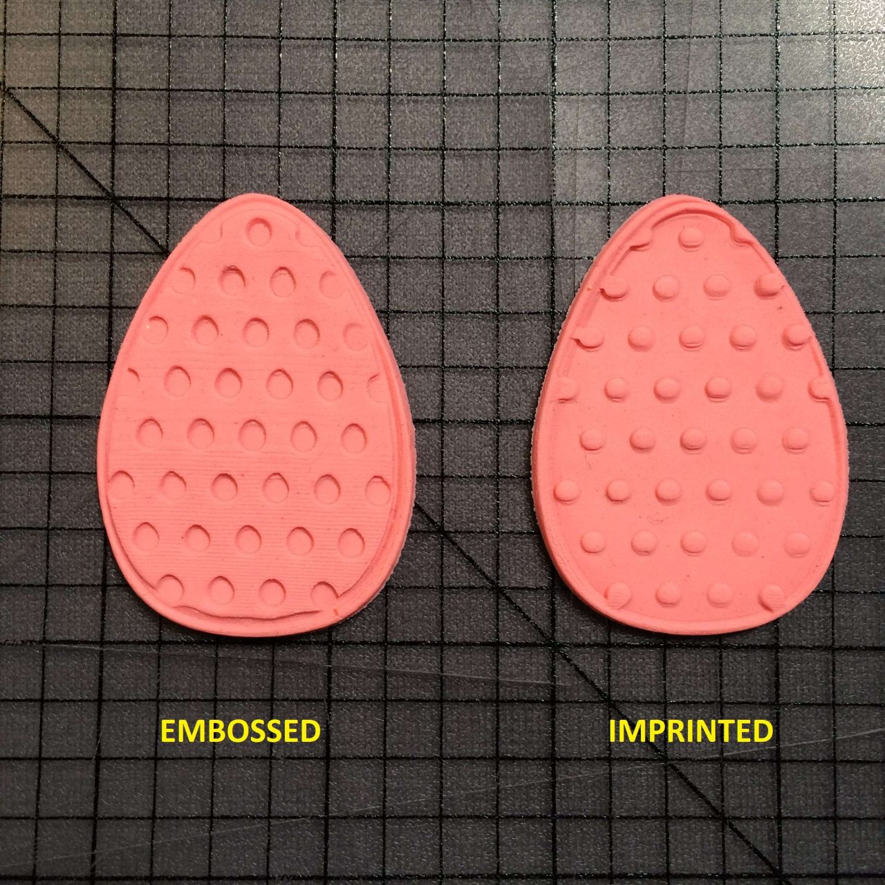 Easter Egg 101 Cookie Cutter and Stamp written