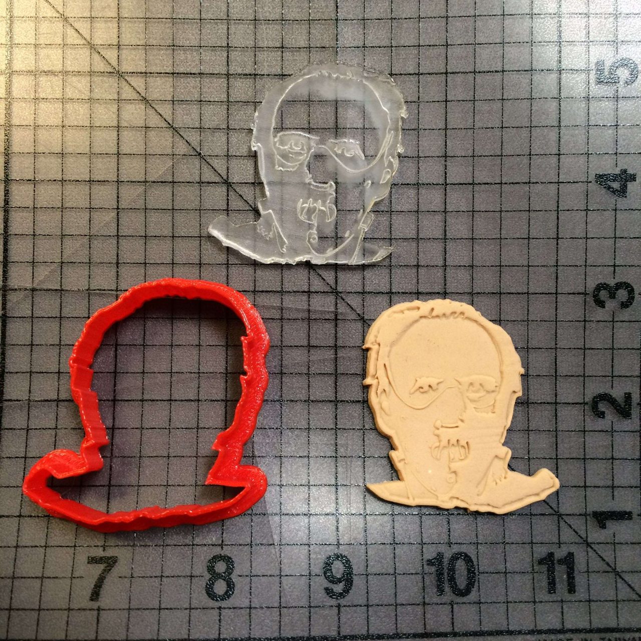 Hannibal Lecter 100 Cookie Cutter and Stamp (imprinted 1)
