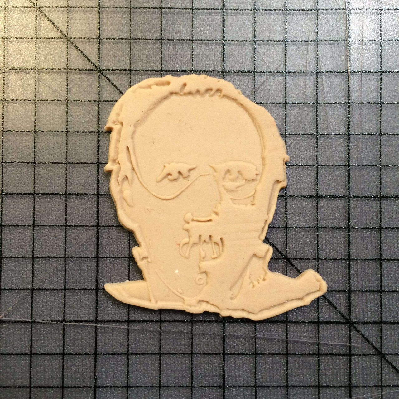 Hannibal Lecter 100 Cookie Cutter and Stamp (imprinted 2)