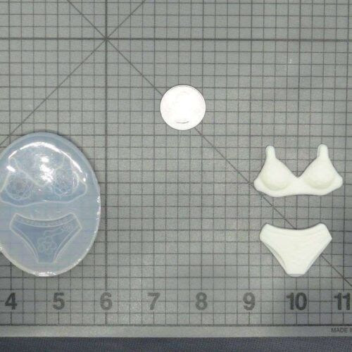 Lacy Underwear 745-029 Silicone Mold (Back)