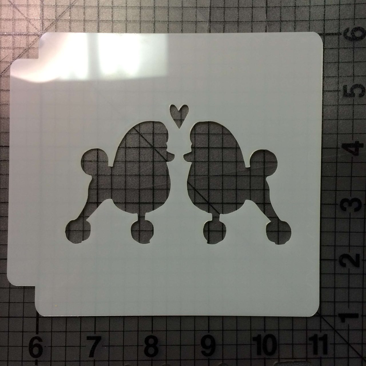 Poodle Stencil 100