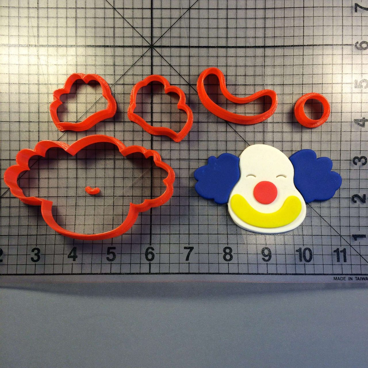 Clown Face 100 Cookie Cutter Set