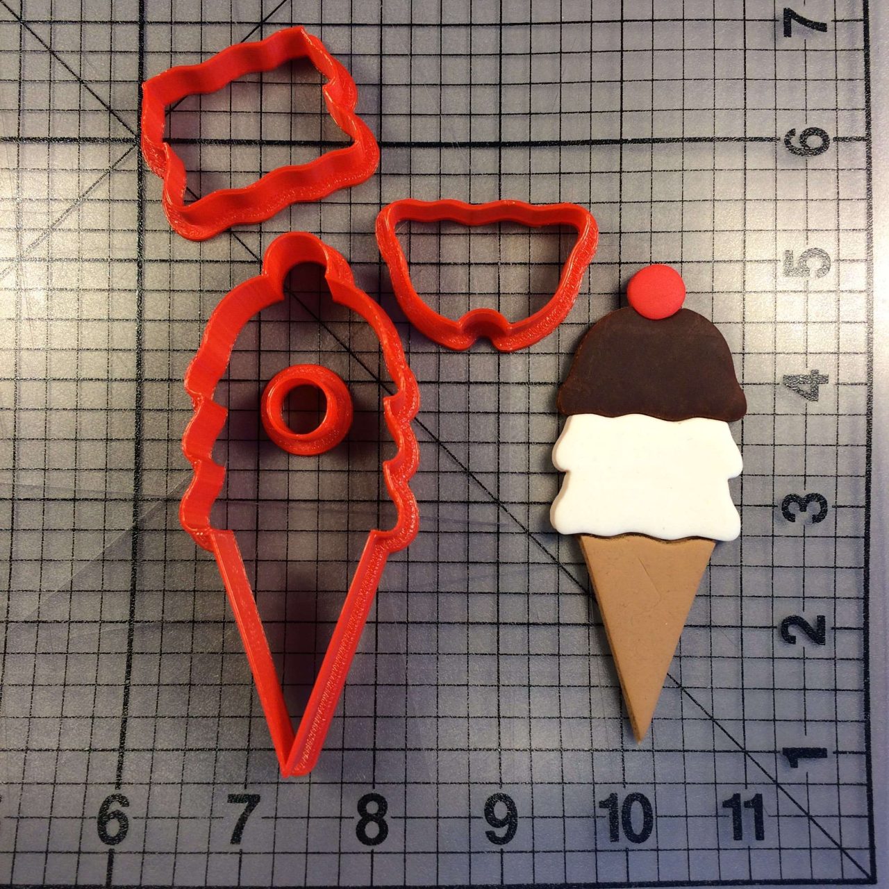 Ice Cream Cone 100 Cookie Cutter Set