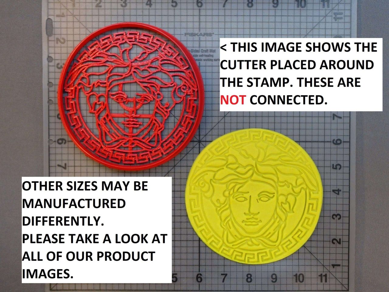 High Fashion V 266-B152 Cookie Cutter and Stamp (5.5 inches with cutter)