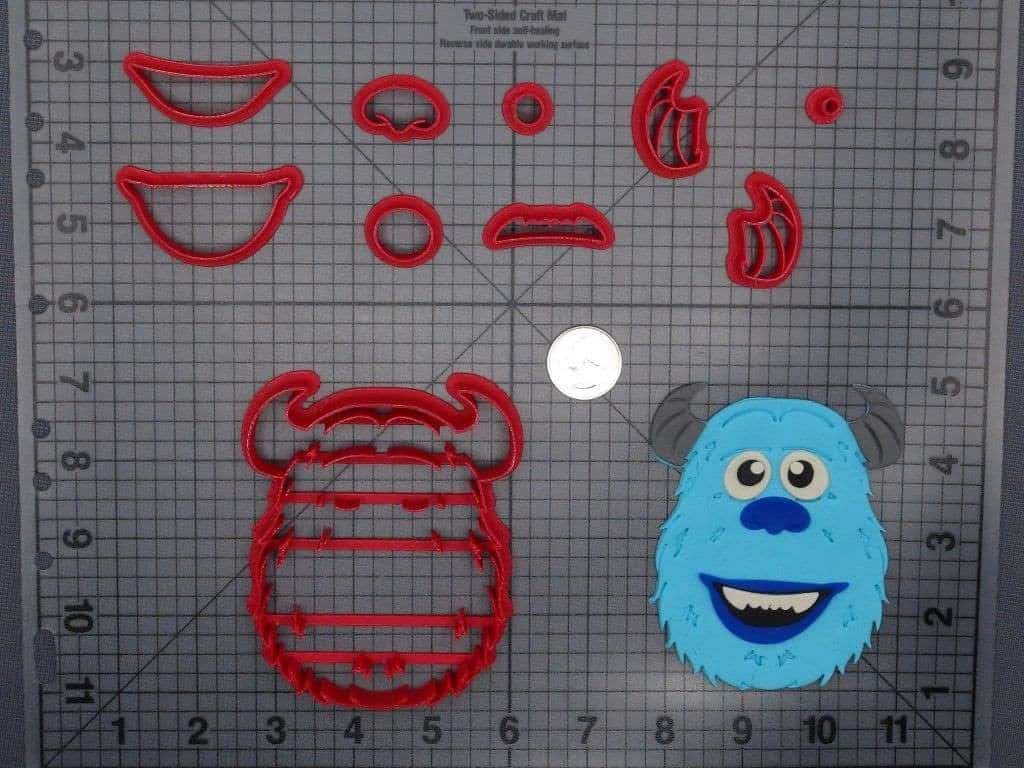 Monsters Inc - Sulley Head 266-E619 Cookie Cutter Set