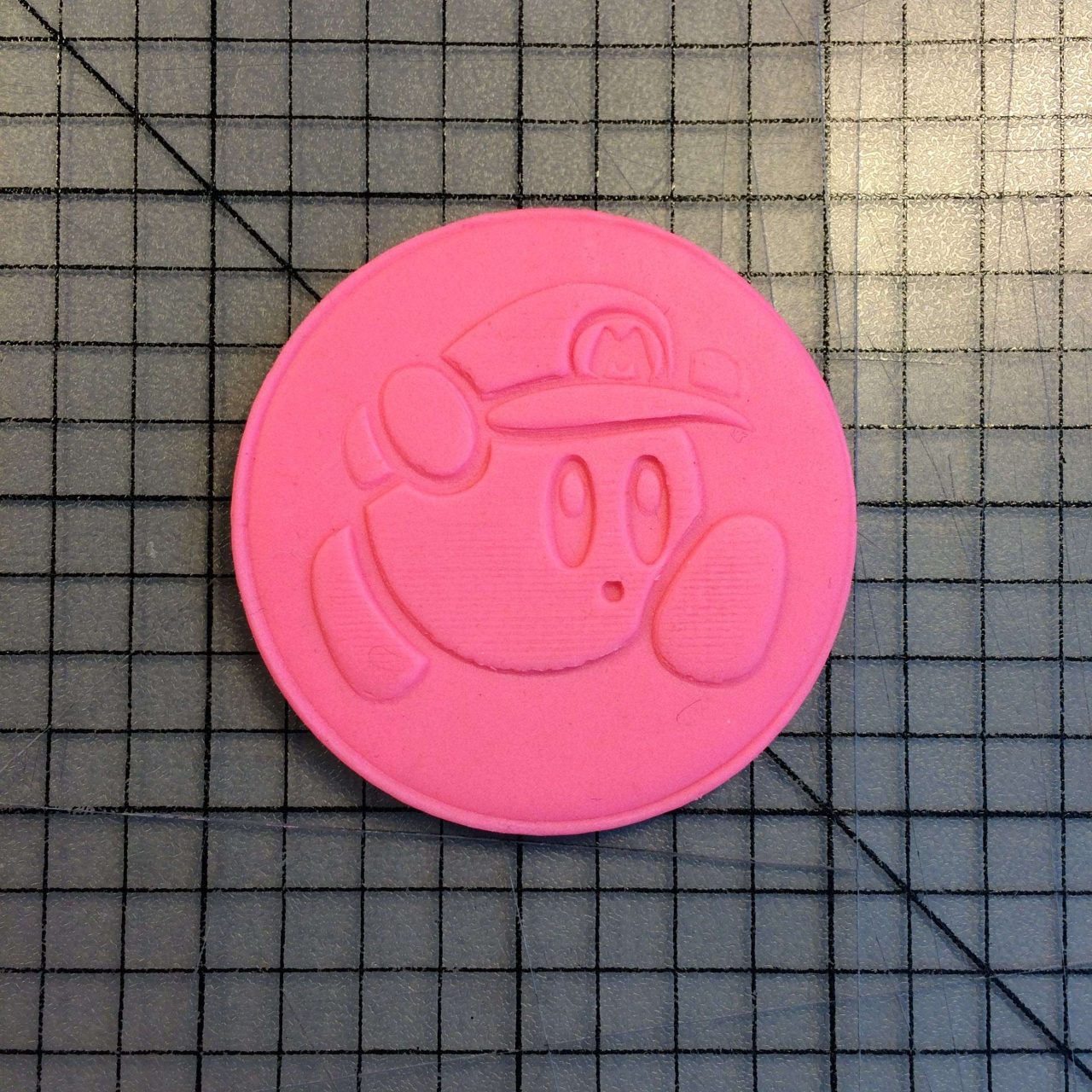 Kirby 100 Cookie Cutter and Stamp (embossed 1)