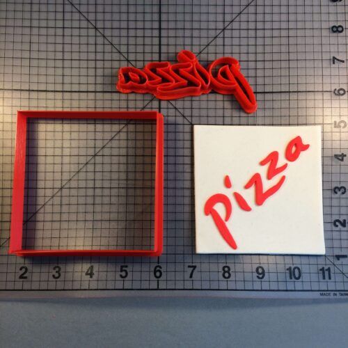 Pizza Box Cookie Cutter Set
