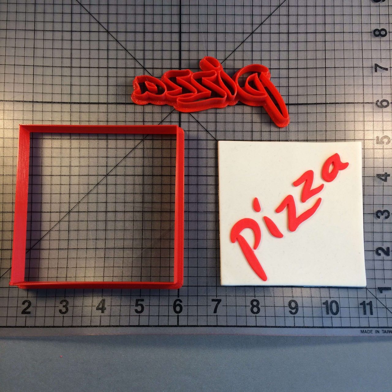 Pizza Box Cookie Cutter Set
